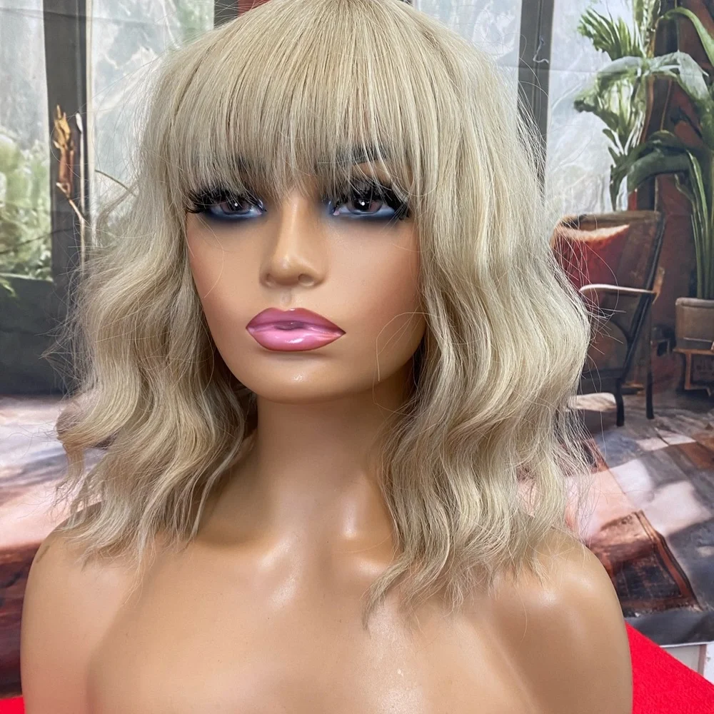CLEARANCE Soft Light mixed blonde bob wig